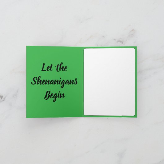 Ik ben Iers, Funny St. Patricks Day Feestdagen Kaart (Binnen)