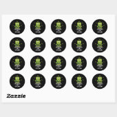 Ik ben Iers, ik ben Dylan Ronde Sticker (Vel)