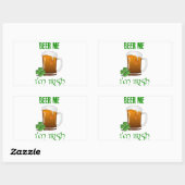 Ik ben Iers Rechthoekige Sticker (Vel)