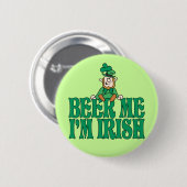 Ik ben Iers Ronde Button 5,7 Cm (Voorkant /achterkant)