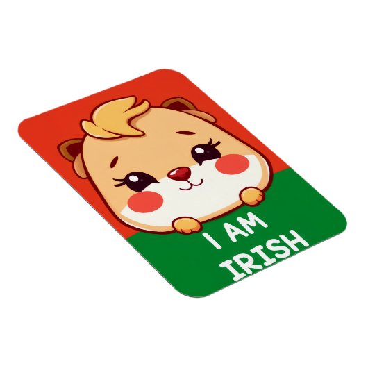 Ik ben Iers schattig dier Magneet (Rechterzijde)