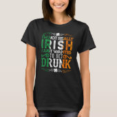 Ik ben Iers St. Patrick Day Drink bierwijn W T-shirt (Voorkant)
