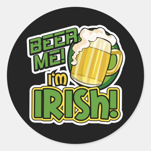 Ik ben Iers St. Patrick's Day Stickers (Voorkant)