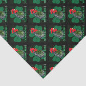 Ik ben Iers. Tissuepapier (Detail)