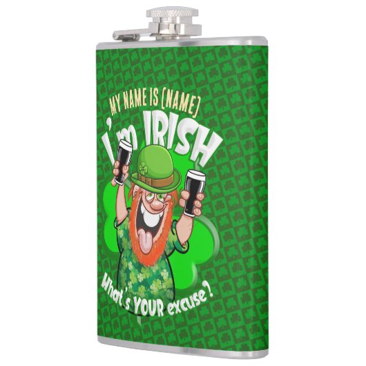 Ik ben Iers, wat is jouw excuus? Heupfles (Links)