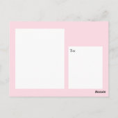 IK BEN, IK HEB GEZEGD: Kankerroze Briefkaart (Achterkant)
