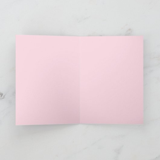 IK BEN, IK KAN, IK ZAL - Cancer Pink Ribbon Kaart (Binnen)