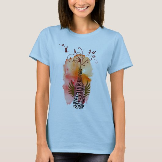 Ik ben in Bartenders T-shirt (Voorkant)