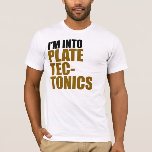 Ik ben in Bord Tectonics T-shirt (Voorkant)