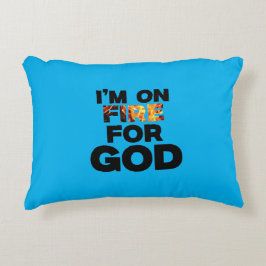 IK BEN IN BRAND GESTOKEN VOOR GOD. ACCENT KUSSEN