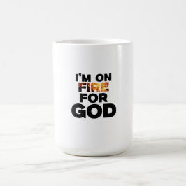 IK BEN IN BRAND GESTOKEN VOOR GOD. KOFFIEMOK