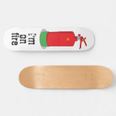 Ik ben in brand persoonlijk skateboard (Horizontaal)