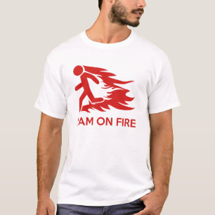 Ik ben in brand t-shirt