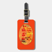 Ik ben in brand voor CHRIST Bagagelabel (Voorkant verticaal)