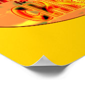 Ik ben in brand voor CHRIST Poster (Hoek)