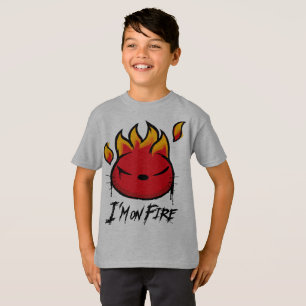 Ik ben in brand. Voor degenen die van basketbal ho T-shirt