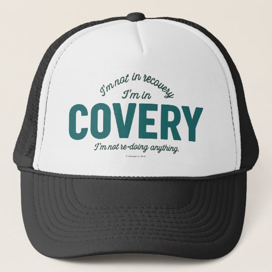 Ik ben in COVERY - Trucker Pet (Voorkant)