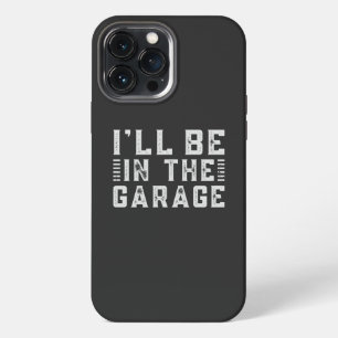 Ik ben in de garage, liefhebber van de auto iPhone 13 pro max hoesje