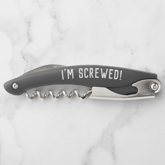 Ik ben in de gaten. Kurkentrekker (Achterkant)