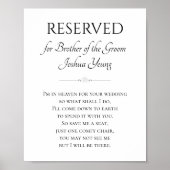 Ik ben in de hemel voor het bruiloft van Broeder G Poster (Voorkant)