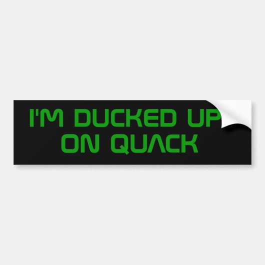 IK BEN IN DE KRANT GEKOMEN BUMPERSTICKER (Voorkant)