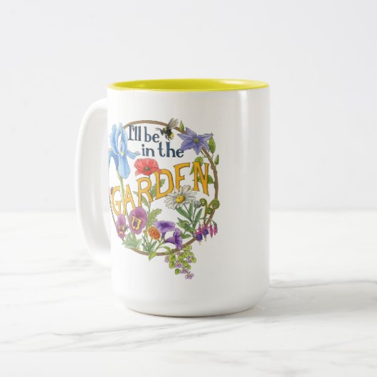 Ik ben in de mok van de tuin (Voorkant links)