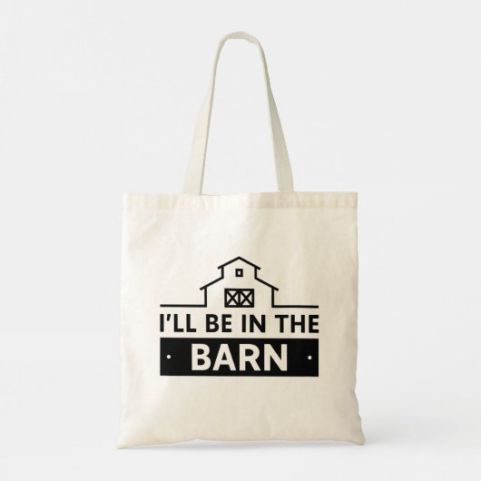 Ik ben in de muur. tote bag (Achterkant)