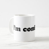Ik ben in de war koffiemok (Voorkant links)