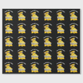 Ik ben in dip chip grappig eten woordspeling donke cadeaupapier (Vlak)