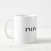 Ik ben in een Mood Mok | Grappige Minimalistische (Links)
