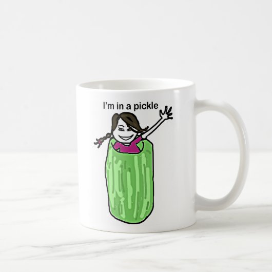 Ik ben in een Pickle. Koffiemok (Rechts)