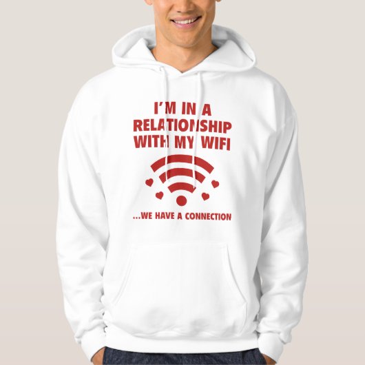 Ik ben in een Relatie Hoodie (Voorkant)
