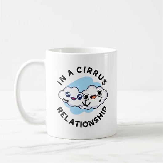 Ik ben in een Relatie van het Cirrus Funny Cloud Koffiemok (Links)