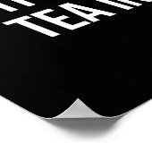 Ik ben in Fitness Bubble Tea in mijn buik - grappi Poster (Hoek)