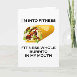 Ik ben in Fitness Burrito Kaart