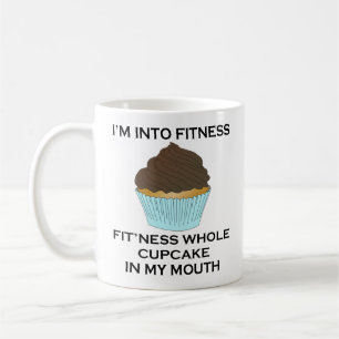 Ik ben in Fitness Cupcake Koffiemok