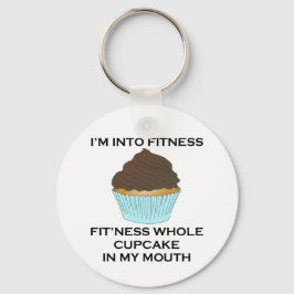 Ik ben in Fitness Cupcake Sleutelhanger