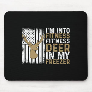Ik ben in Fitness Deer in mijn vriesapparaat Deer Muismat