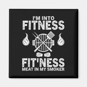 Ik ben in fitness fit vlees in mijn roker grappig magneet
