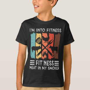 Ik ben in fitness fit vlees in mijn roker grappig t-shirt
