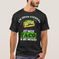 Ik ben in Fitness Fit'ness Taco in mijn mond, grap