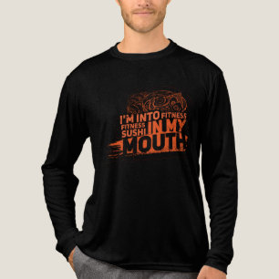 Ik ben in fitness Funny Gym Rat grap Tri-Blend Shirt