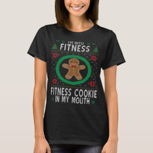 Ik ben in Fitness Lelijke Kerst Gingerbread Man Fu T-shirt