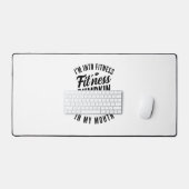 Ik ben in Fitness Pumpkin Pie in m'n mond grappige Bureaumat (Keyboard & Muis)