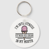 Ik ben in fitness sleutelhanger (Voorkant)