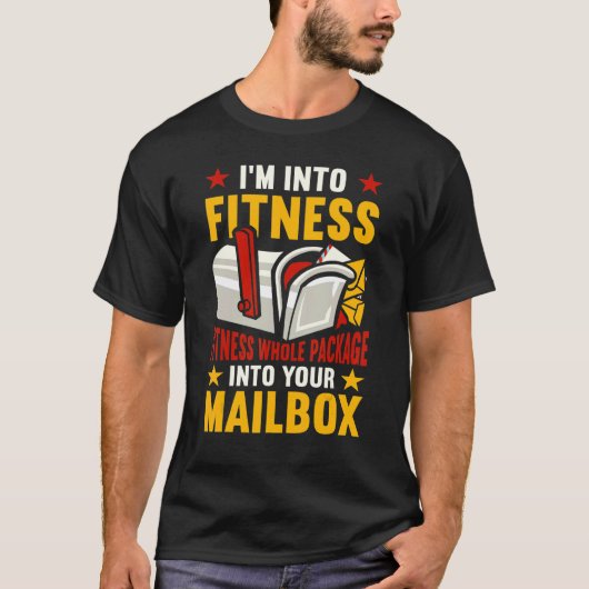 Ik ben in Fitness Whole Package Postman Pos T-shirt (Voorkant)