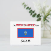 Ik ben in GUAM geworsteld Briefkaart (Staand voorkant)