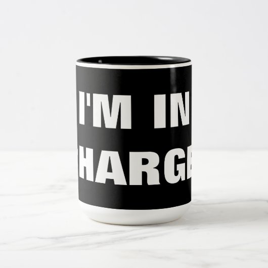 IK BEN IN HANDEN! TWEEKLEURIGE KOFFIEMOK (Center)