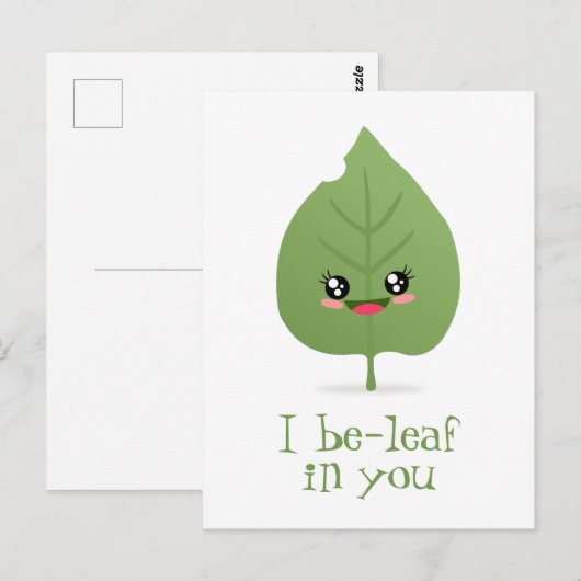 Ik ben in je. briefkaart (Voorkant / Achterkant)