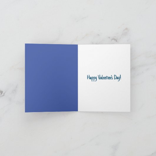 IK BEN IN JE LIEFDE GEWRAPT SCHATTEBEK PINGUÏN FEESTDAGEN KAART (Binnen)